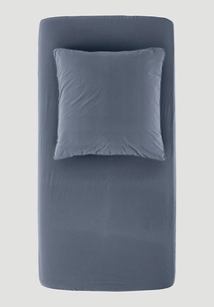 Percale fitted sheet made from pure organic cotton