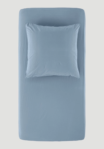 Percale fitted sheet made from pure organic cotton Percale fitted sheet made from pure organic cotton