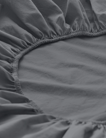 Percale fitted sheet made from pure organic cotton - 0