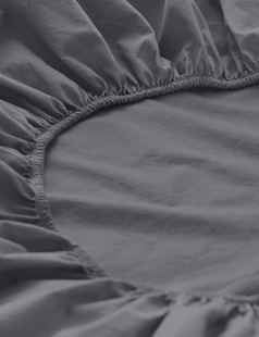 Percale fitted sheet made from pure organic cotton