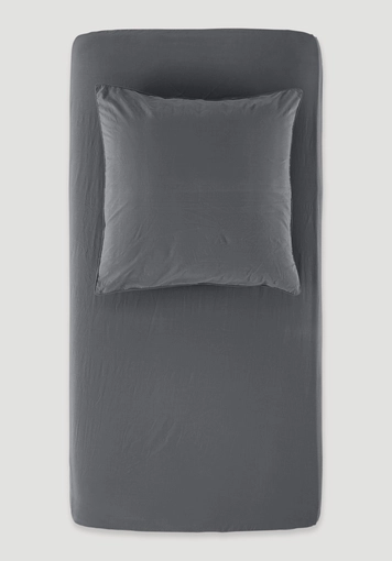 Percale fitted sheet made from pure organic cotton