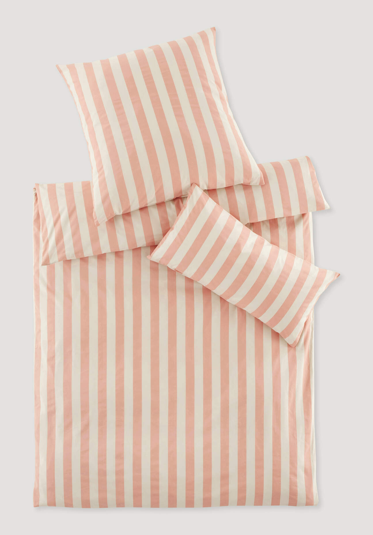 hessnatur Renforcé Bettwäsche-Set CANNES aus Bio-Baumwolle - orange - Größe günstig online kaufen