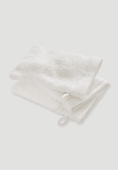 Wash mitt in a pack of 3 made from pure organic cotton