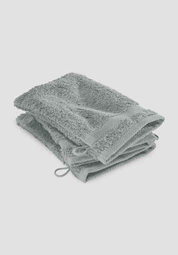 Wash mitt in a pack of 3 made from pure organic cotton - 0