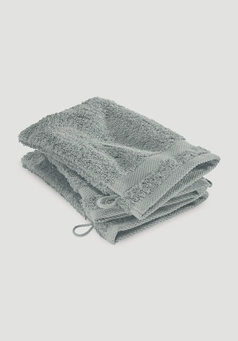 Wash mitt in a pack of 3 made from pure organic cotton