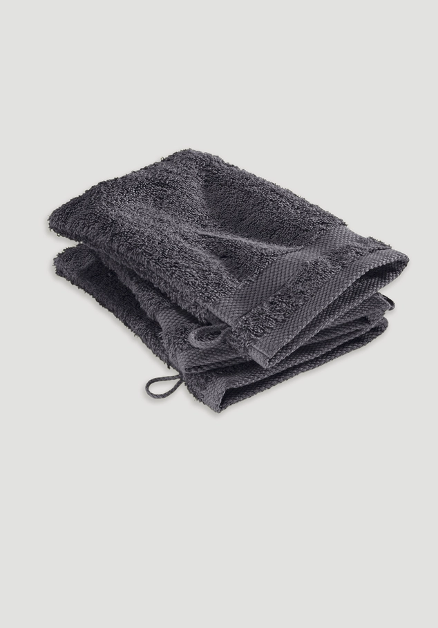 Wash mitt in a pack of 3 made from pure organic cotton