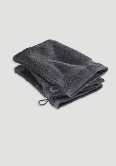 Wash mitt in a pack of 3 made from pure organic cotton