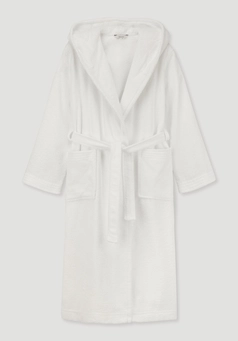 Langer Bademantel Relaxed aus reiner Bio-Baumwolle