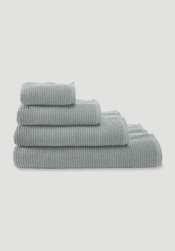 Terry cloth towel ribbed structure made of pure organic cotton