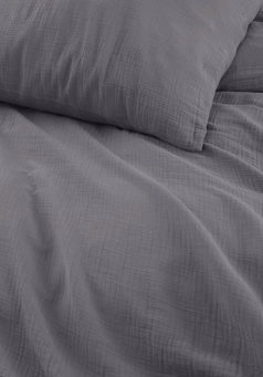 Pure organic cotton muslin bedding set