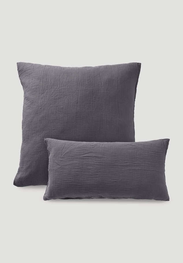 Pure organic cotton muslin cushion cover