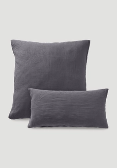 Pure organic cotton muslin cushion cover