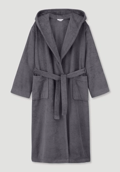 Langer Bademantel Relaxed aus reiner Bio-Baumwolle