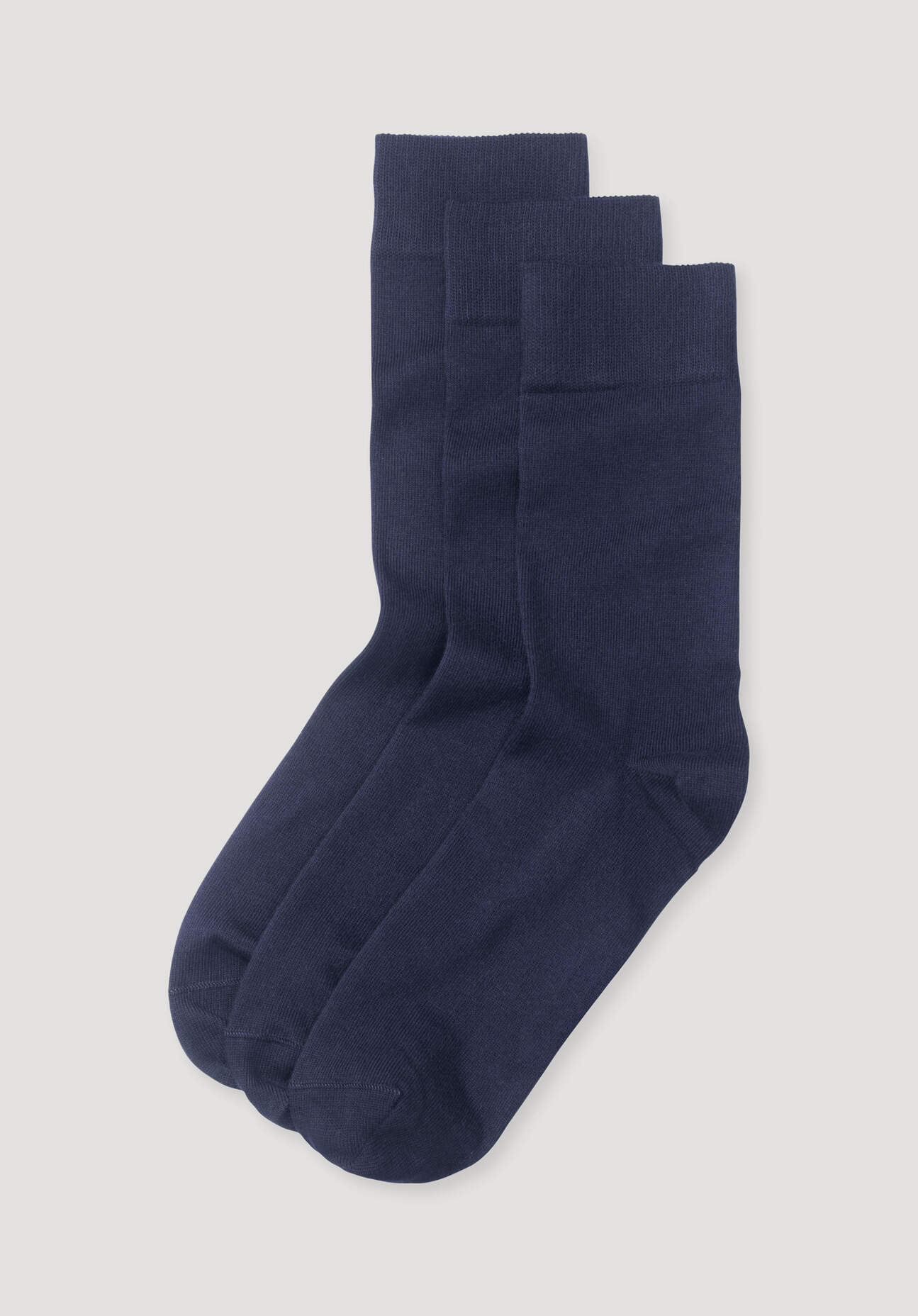 hessnatur Herren Socken aus Bio-Baumwolle - blau Grösse40-42