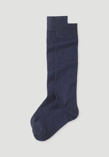 Knee socks in a pack of 2 made from organic merino wool and organic cotton - 0