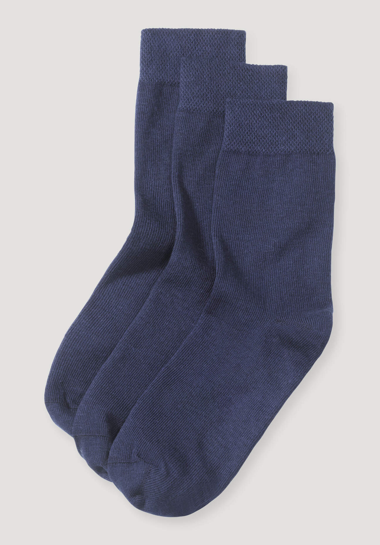hessnatur Kinder Socke aus Bio-Baumwolle - blau Größe 31-34