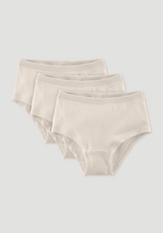 Mädchen Panty Regular Cut im 3er-Pack aus reiner Bio-Baumwolle