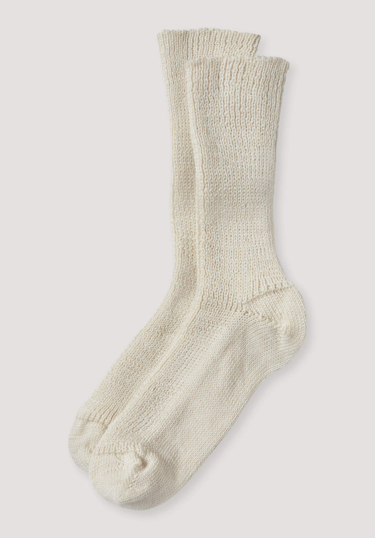 hessnatur Kinder Wollsocke aus Bio-Merinowolle - naturfarben Grösse31/32