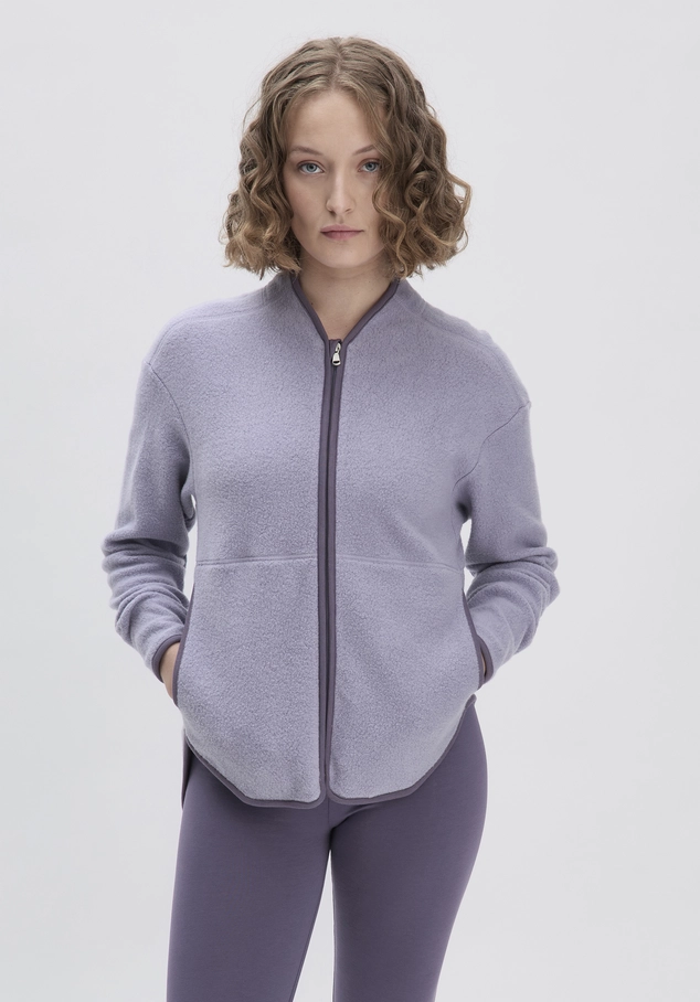 hessnatur, Fleece jacket Relaxed ACTIVE LIGHT made of pure organic cotton