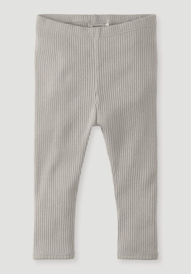 Organic cotton trousers with organic merino wool