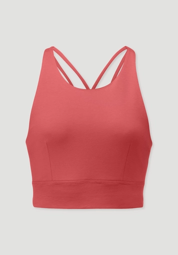 ACTIVE LIGHT high-neck bustier made of organic cotton - 4