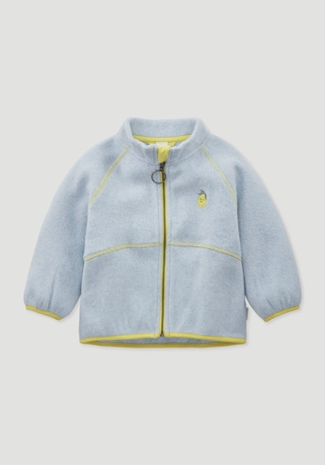 Soft fleece jacket made from pure organic cotton Soft fleece jacket made from pure organic cotton
