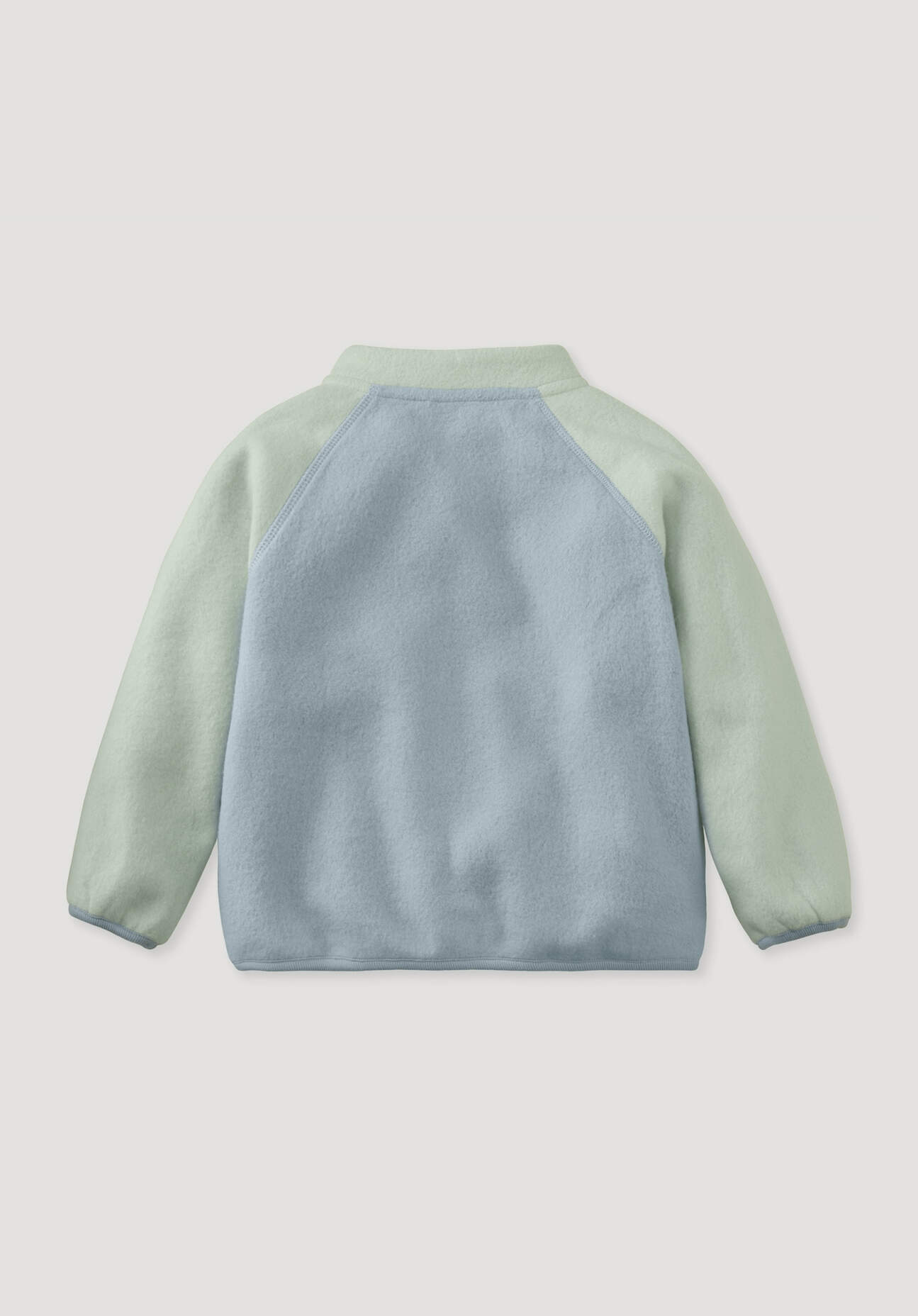 Thumbnail - hessnatur Baby Softfleece Jacke aus Bio-Baumwolle - blau - Größe 86/92