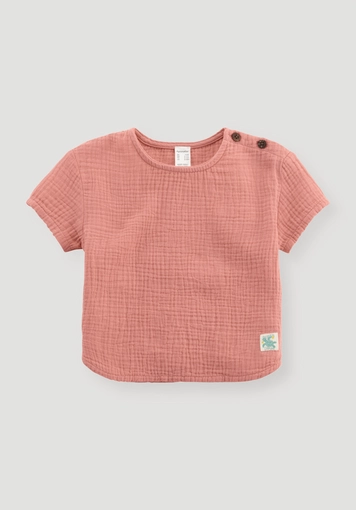 Musselin Shirt aus reiner Bio-Baumwolle - 0