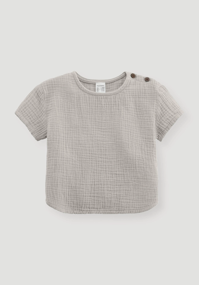 Musselin Shirt aus reiner Bio-Baumwolle
