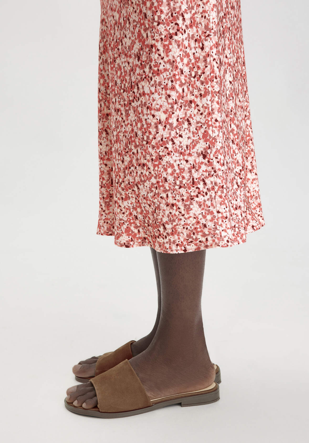 hessnatur Damen Pantolette aus chromfrei gegerbtem Glatt-Leder - braun Grösse36