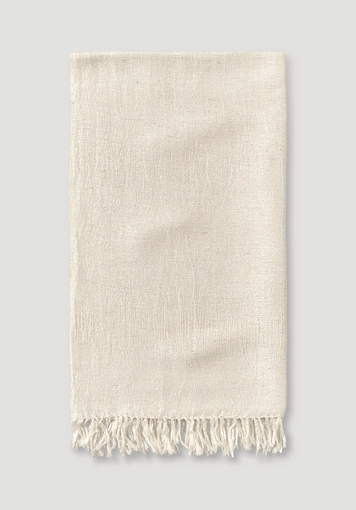 Schal aus Manilahanf mit Seide