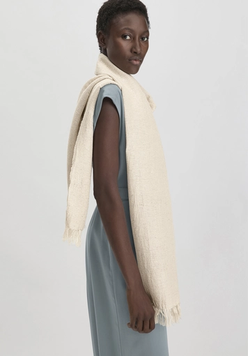 Scarf made of Manila hemp with silk - 0