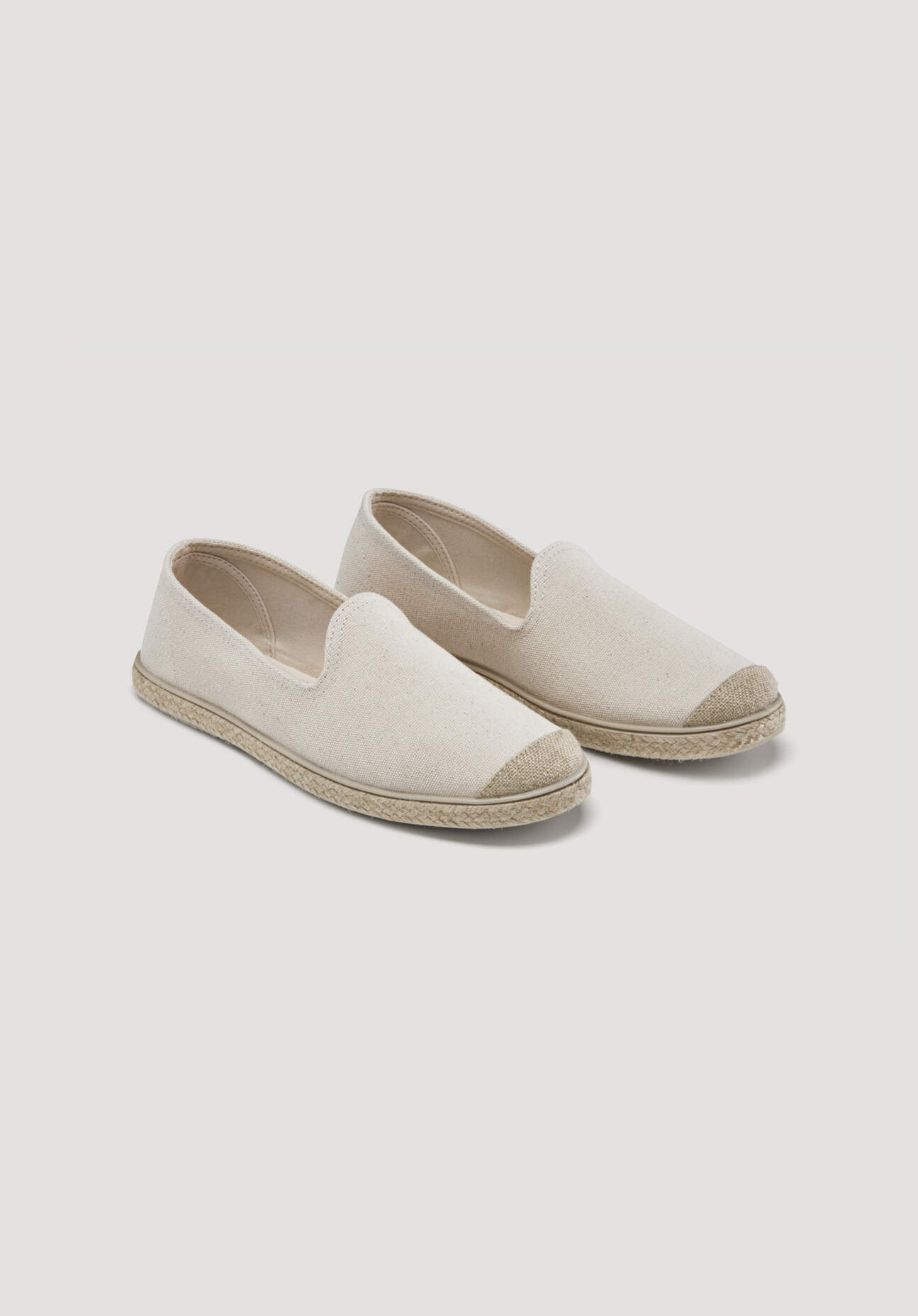 Thumbnail - hessnatur Damen Espadrilles mit Bio-Baumwolle - natur - Größe 37