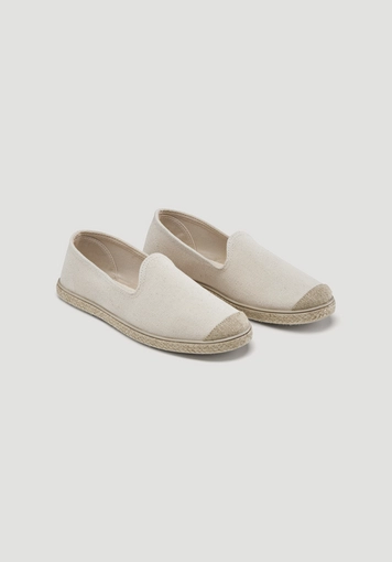 Espadrilles with organic cotton