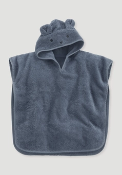 Frottee Poncho aus reiner Bio-Baumwolle