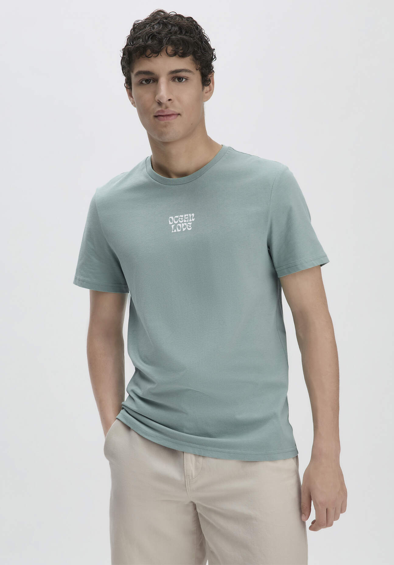 Thumbnail - hessnatur Herren Shirt Regular aus Bio-Baumwolle - grün - Größe 48