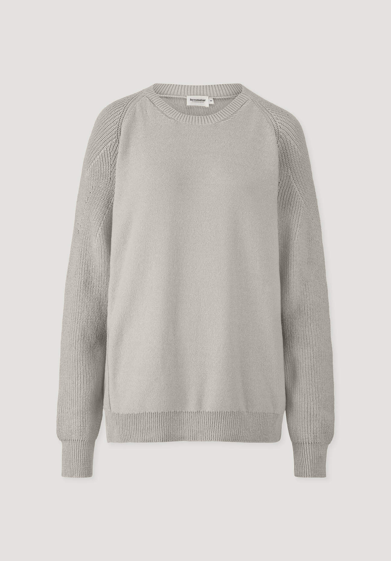 Thumbnail - hessnatur Herren Pullover Regular aus Bio-Baumwolle - beige - Größe 46