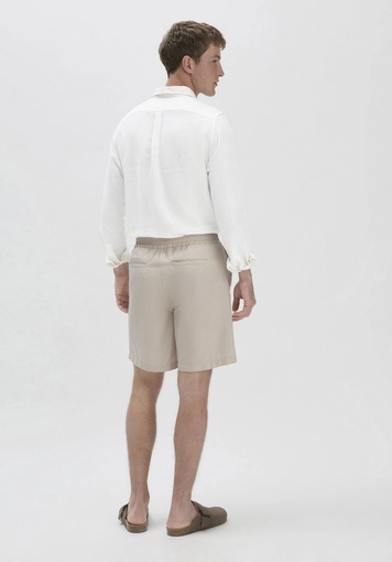 Shorts Relaxed aus Bio-Baumwolle mit Leinen - 1