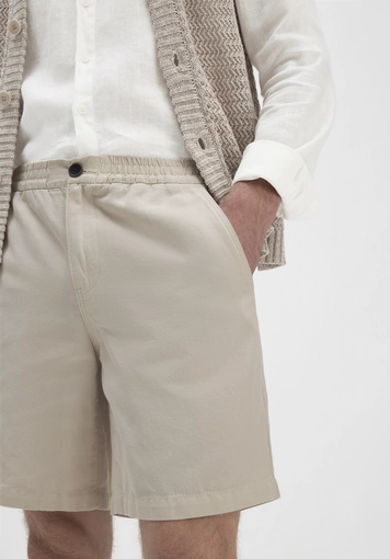 Shorts Relaxed aus Bio-Baumwolle mit Leinen - 2