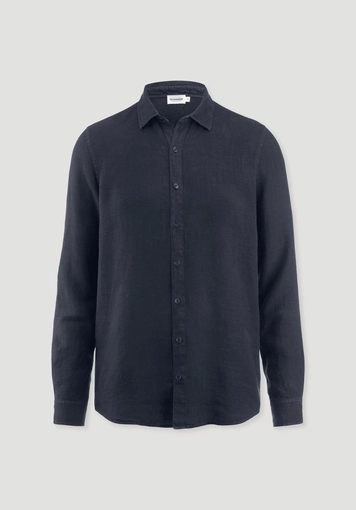 Regular shirt made of pure linen - 4