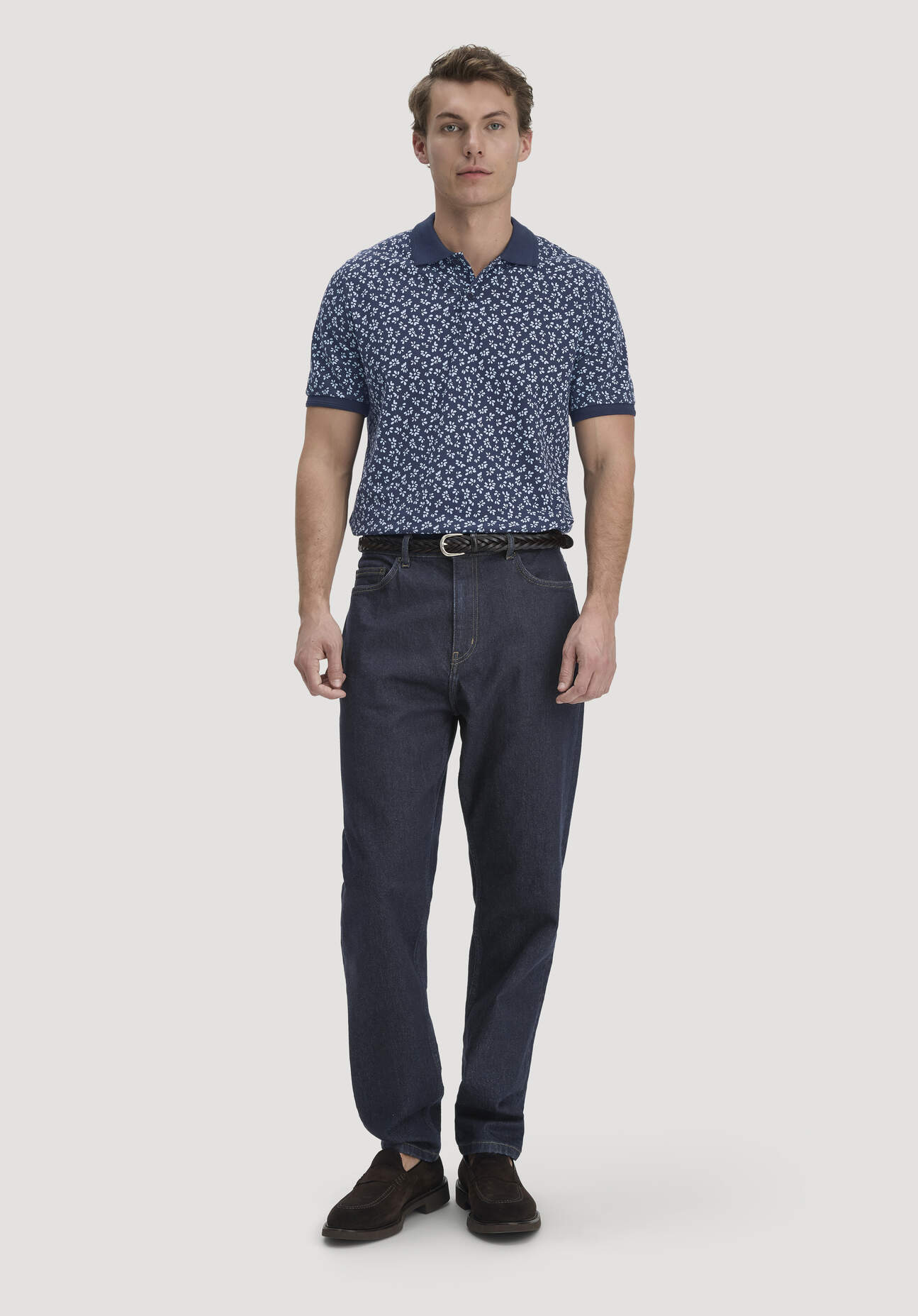 hessnatur Herren Jeans MADS Relaxed Tapered aus Bio-Denim - blau Grösse30/32