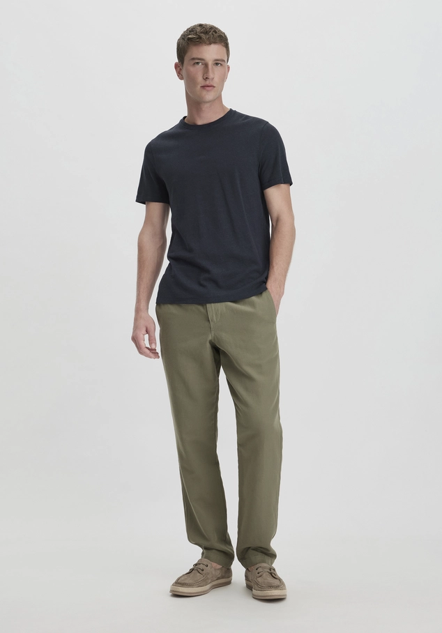 hessnatur, ENEA Regular trousers made of organic cotton with linen