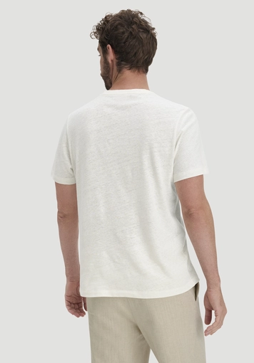T-Shirt Regular aus Leinen und Bio-Baumwolle - 2