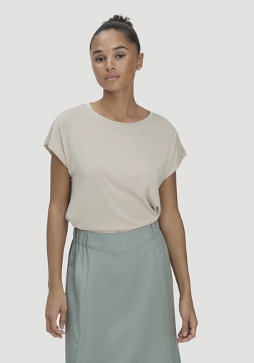 Oversized T-shirt made of TENCEL™ Lyocell with organic cotton - 0