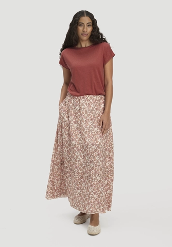T-Shirt Oversize aus TENCEL™ Lyocell mit Bio-Baumwolle - 1