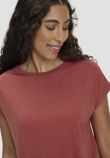 T-Shirt Oversize aus TENCEL™ Lyocell mit Bio-Baumwolle - 3