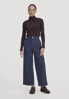 BETTER RECYCLING culottes made from organic denim