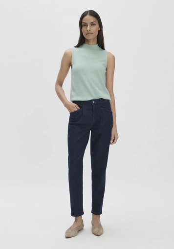 Jeans Barrel Leg BETTER RECYCLING aus reinem Bio-Denim - 0