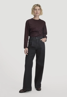 Jeans Super Wide Leg BETTER RECYCLING made from organic denim