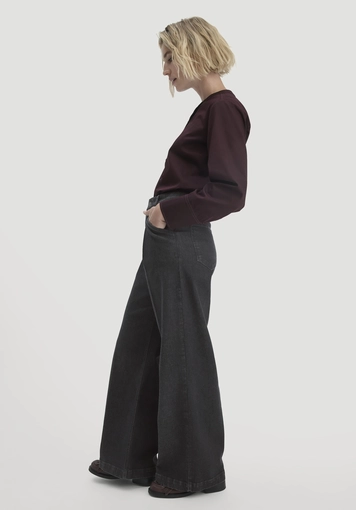 Jeans Super Wide Leg BETTER RECYCLING made from organic denim - 3